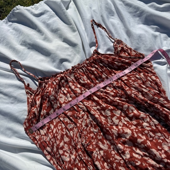 Anthropologie Flowy Maxi Dress – Size M (fits up to L) Adjustable Straps - Picture 4 of 6